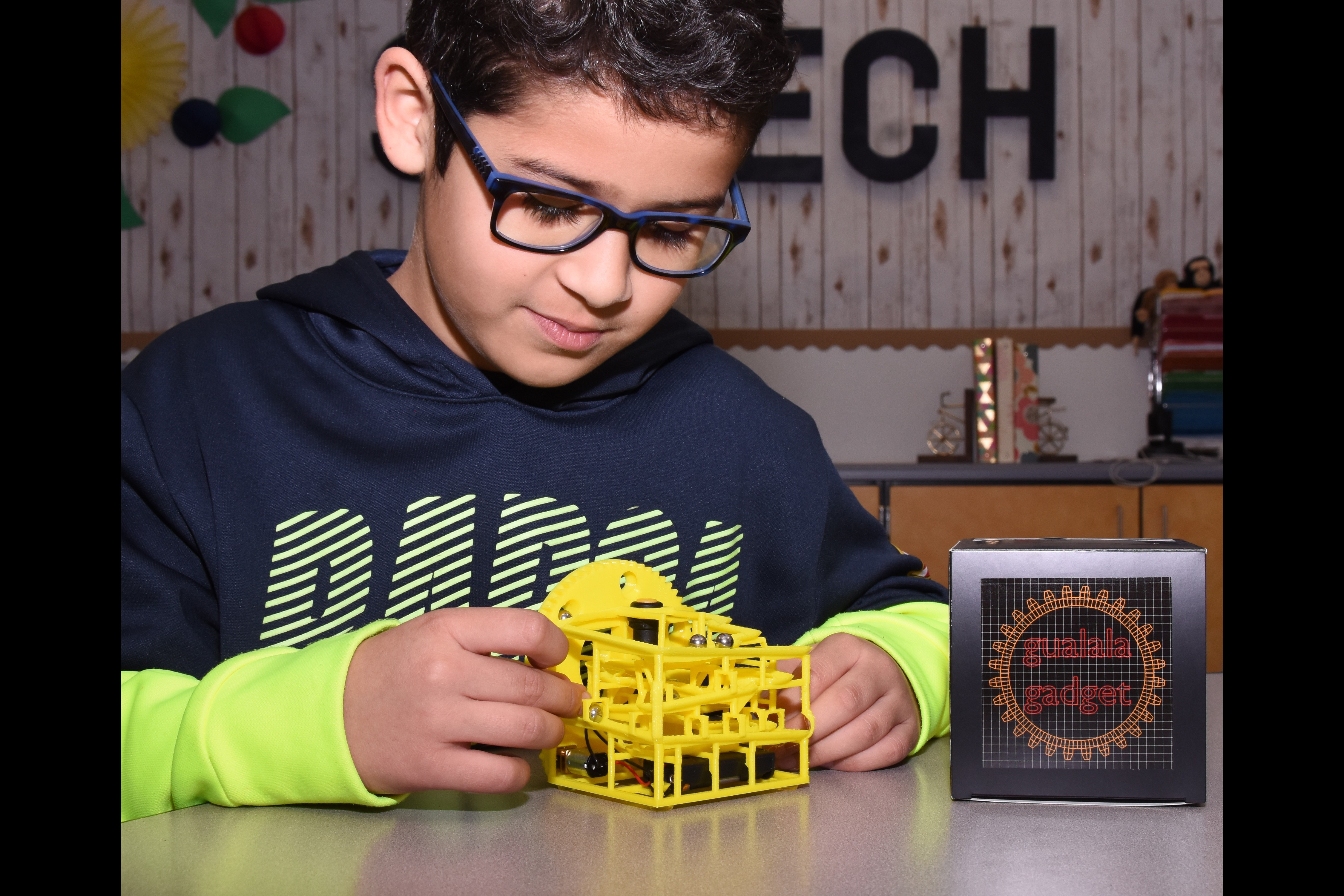 Labyrinthes cinétiques de billes imprimés en 3D - exhibit detail 0